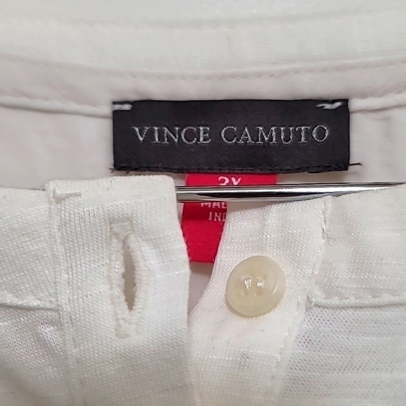 VINCE CAMUTO WOMEN'S PLUS SIZE SHIRT WITH BUTTON IN FRONT IVORY SIZ… - Picture 6 of 10